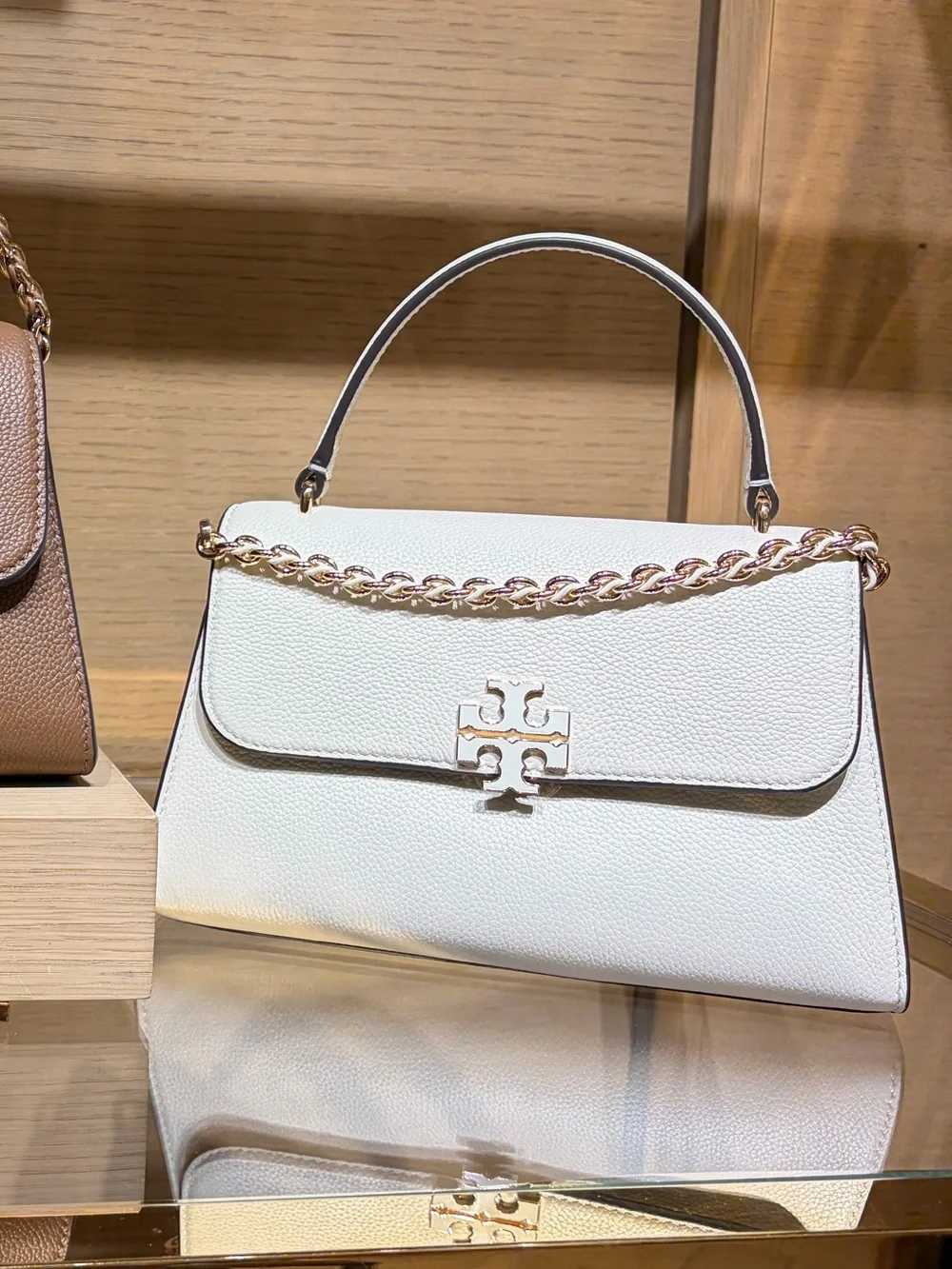 Tory Burch Britten leather Shoulder & Top-Handle Bag - new with tag